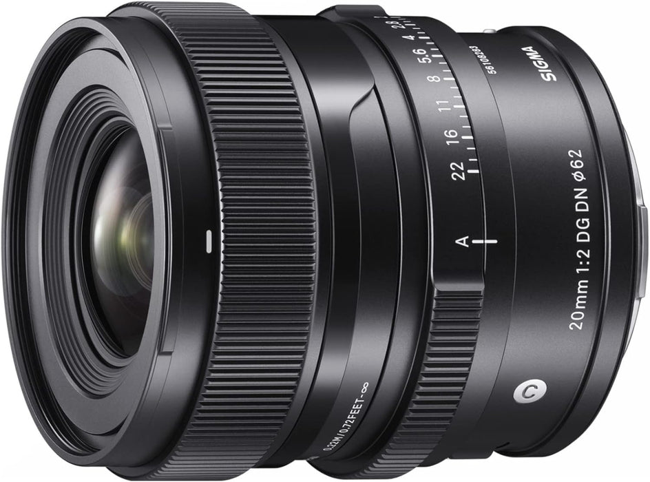 Sigma 20mm F2.0 DG DN C Lens - High-Performance Wide-Angle for Sony E Mount - Image 1