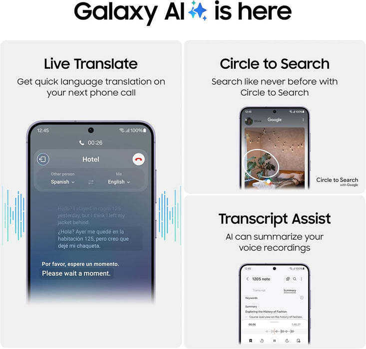 Samsung Galaxy S24 5G Smartphone - 256GB Storage, 8GB RAM, Onyx Black - Image 6