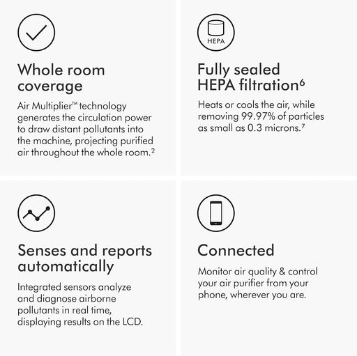 Dyson Purifier Hot + Cool Formaldehyde HP09 (White/Gold) - 2