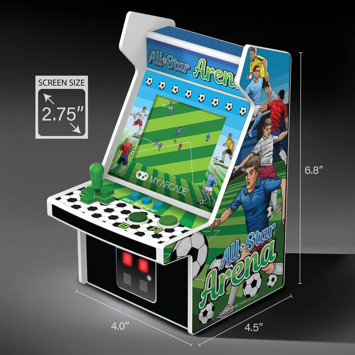 My Arcade Micro Player Allstar Arena 308 Games 6.75" Dgunl-4125 - 5