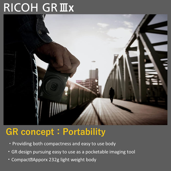 Ricoh GR IIIx Digital Camera - 24MP Compact Camera with 28mm Lens - Image 14