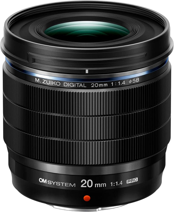 OM System M.Zuiko Digital ED 20mm F/1.4 PRO Lens - Compact, High-Performance Lens - Image 1