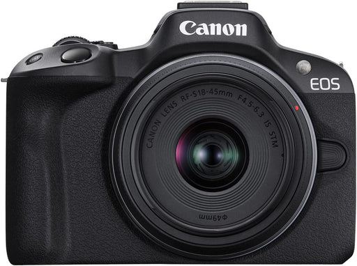 Canon EOS R50 Mirrorless Camera Kit - RF 18-150mm Lens (Black) - Image 1