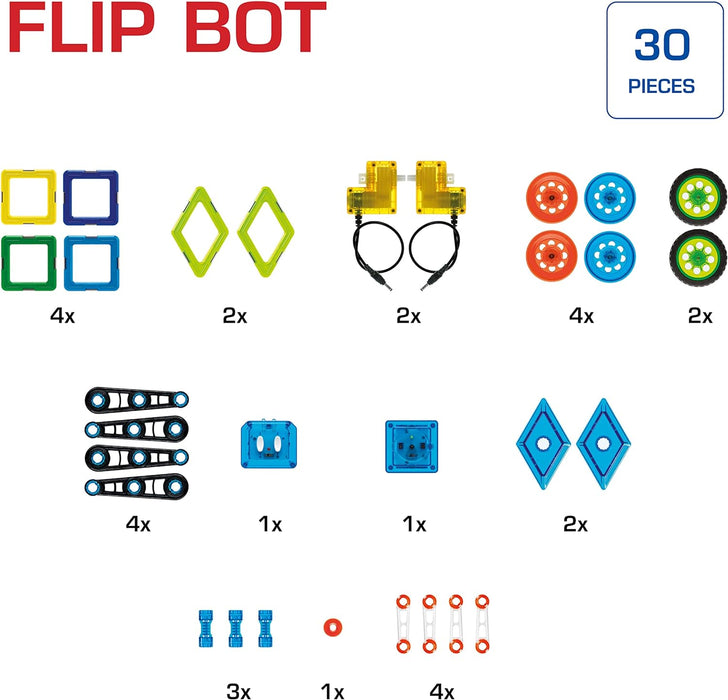 SMART GAMES GEOSMART - FLIP BOT - 30pcs - 4
