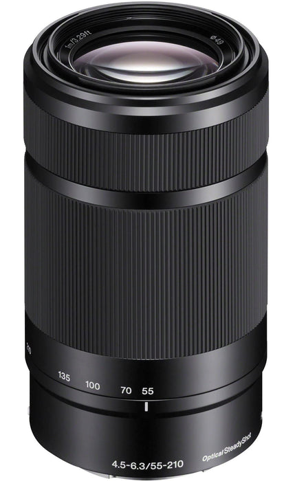 Sony E 55-210mm F4.5-6.3 OSS (SEL55210, Retail Packing, Black) - 3