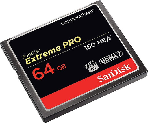 SanDisk Extreme Pro CompactFlash 64GB - 160MB/s Read, 150MB/s Write - Image 2
