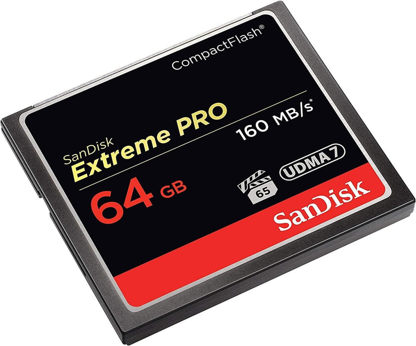 SanDisk Extreme Pro CompactFlash 64GB - 160MB/s Read, 150MB/s Write - Image 2