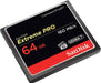 SanDisk Extreme Pro CompactFlash 64GB - 160MB/s Read, 150MB/s Write - Image 2