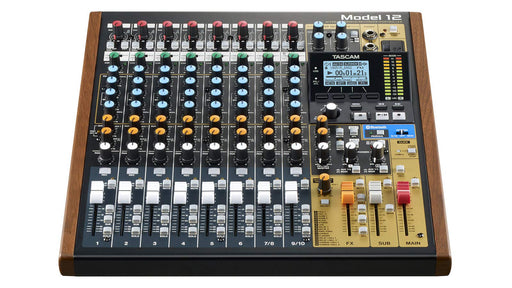 Tascam Model 12 Integrated Production Suite Mixer/Recorder/USB Interface - 1