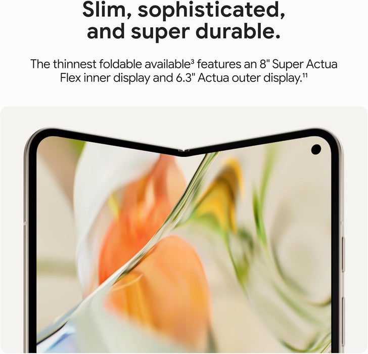 Google Pixel 9 Pro Fold - 256GB Storage, 16GB RAM, Obsidian Color - Image 2