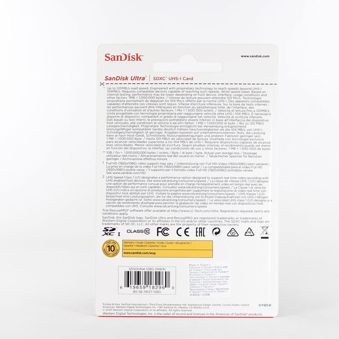 SanDisk Ultra SDXC UHS-1 Class 10 128GB Memory Card - 48MB/s Speed - Image 3