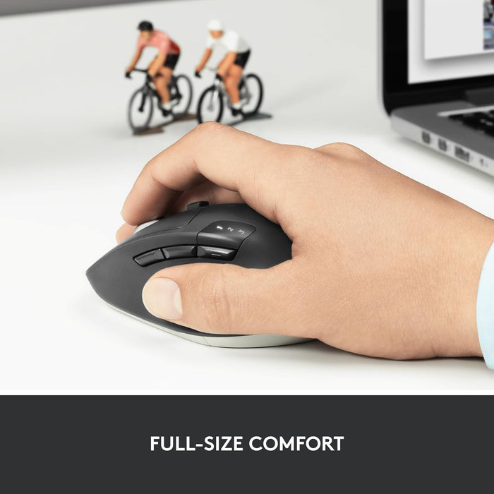Logitech M720 Wireless Triathlon Mouse - Versatile Multi-Device Connectivity - Image 7