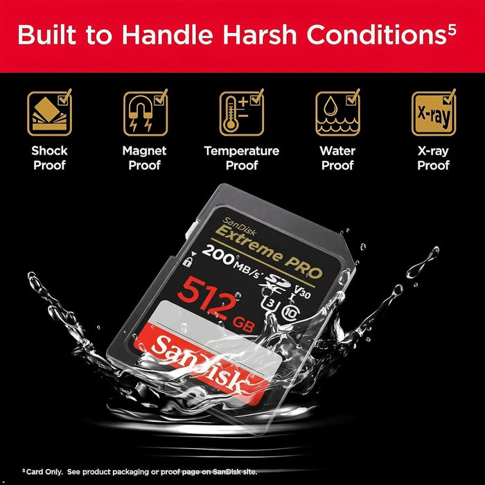 SanDisk Extreme Pro SDXC 512GB - High-Speed Memory Card for Professionals - Image 5
