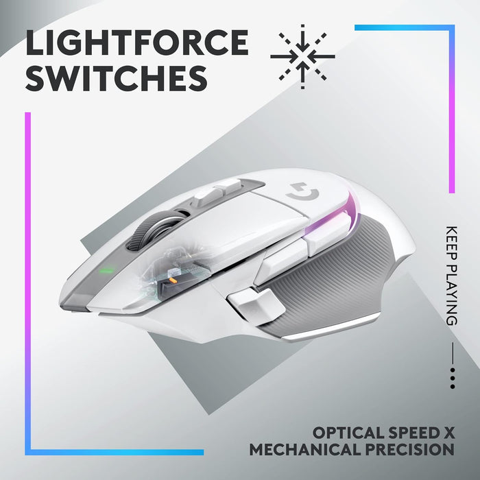 Logitech G502 X Plus Wireless Optical Mouse - Advanced Gaming Performance - Image 2