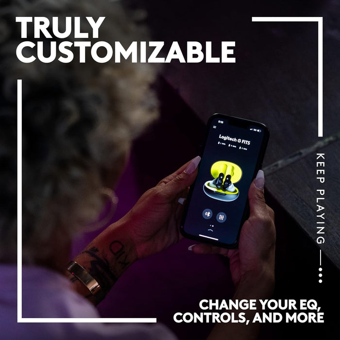 Logitech G FITS True Wireless Gaming Earbuds - Customizable Comfort & Sound - Image 16