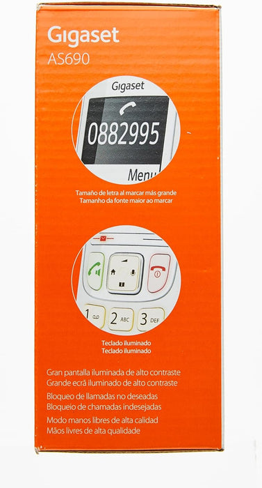 Gigaset Wireless Phone As690 White (S30852-H2816-D202) - 6