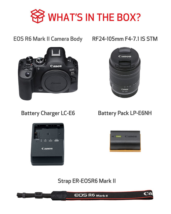 Canon EOS R6 Mark II with RF 24-105mm F/4-7.1 IS STM Lens - 8