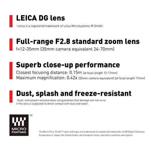 Panasonic Leica DG Vario-Elmarit 12-35mm F/2.8 ASPH. POWER O.I.S. Lens (H-ES12035) - 2