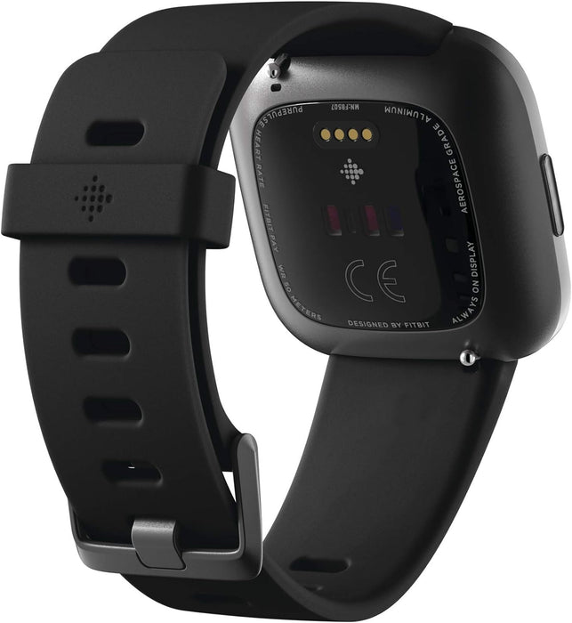 Fitbit Versa 2 Smartwatch - Health & Fitness Tracker in Black - Image 2