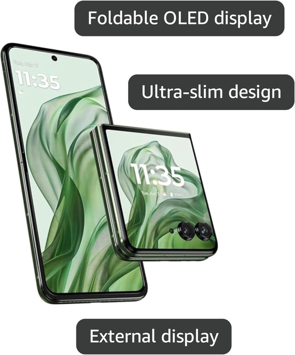 Motorola Razr 50 Ultra - 512GB Storage, 12GB RAM, Spring Green - Image 3