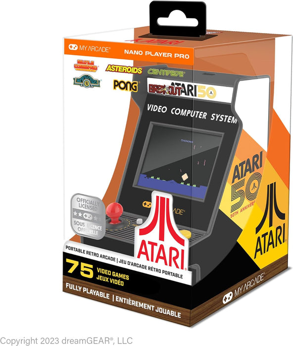 My Arcade Nano Player Atari 75 Games 4.5" Dgunl-7014 - 5