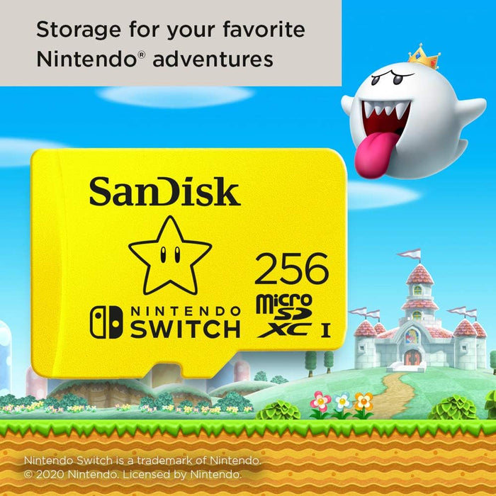 SanDisk UHS-I microSDXC for Nintendo Switch - 256GB High-Speed Storage - Image 4