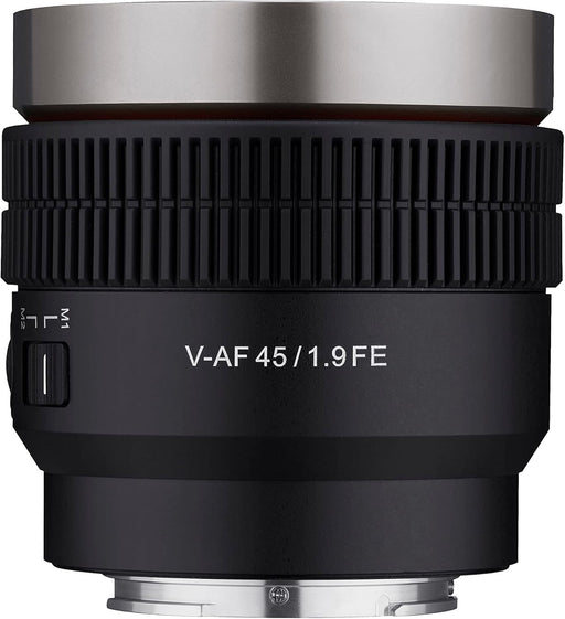 Samyang V-AF 45mm T1.9 FE Lens - Professional Cinematic Lens for Sony E-Mount - Image 1