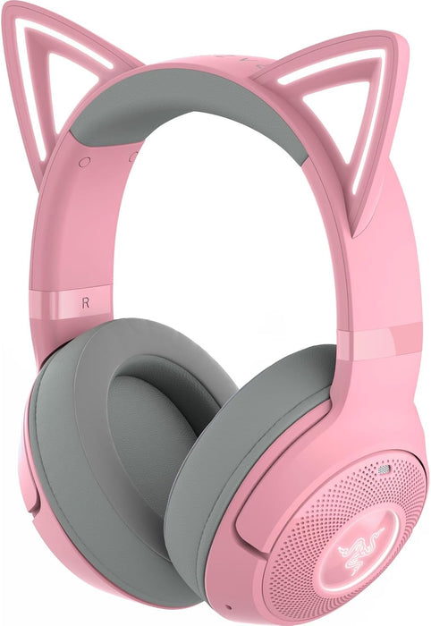 Razer Kraken Kitty V2 Headphones - RGB Gaming Headset in Pink - Image 1
