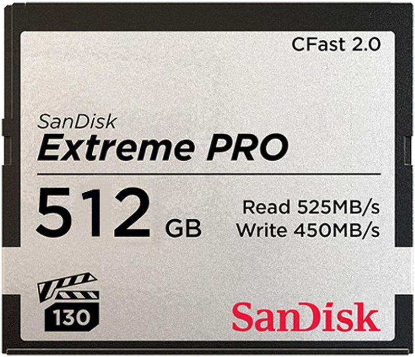 SanDisk Extreme PRO CFast 2.0 - 512GB High-Speed Memory Card SDCFSP-512G-G46D - Image 1