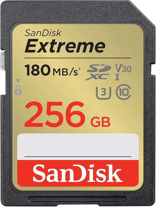 Sandisk SD Extreme Class 10 UHSI (256GB, SDSDXVV-256G-GNCIN) - 1