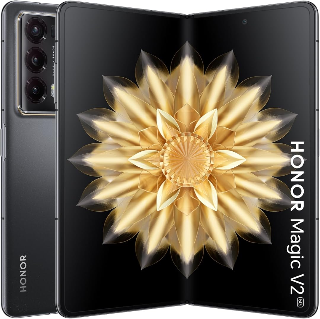 【Hiro T】HONOR Magic V2 グローバル版 VAR-N49 HONOR Magic V2 VER-N49 (Global) (512GB+16GB, Black (PU
