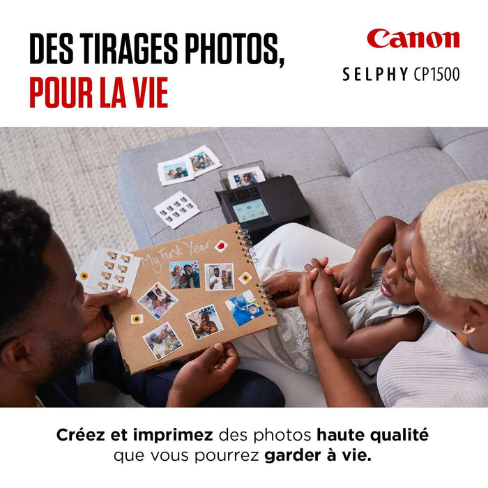 Canon Selphy CP1500 Compact Photo Printer (White) - 7