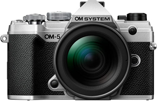 OM System OM-5 Mirrorless Camera with 12-45mm F/4 Pro Lens (Silver) - 1