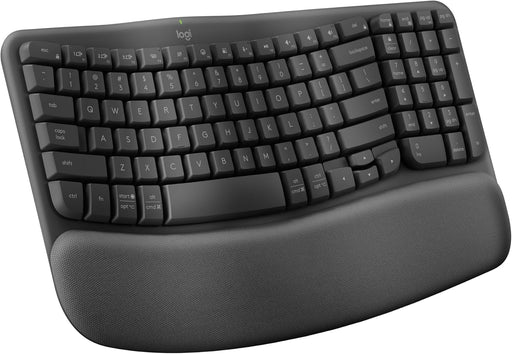 Logitech Wave Keys Wireless Keyboard - Ergonomic Design, Model 920-012281 - Image 1