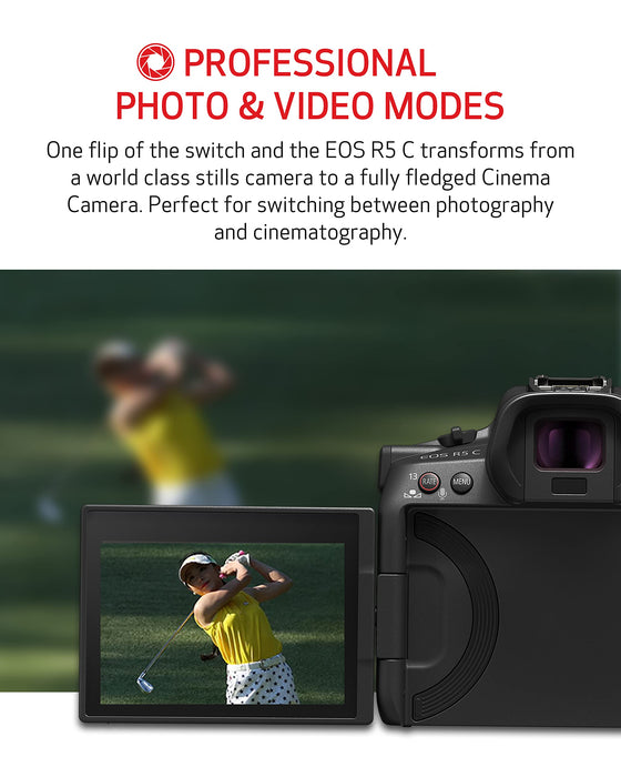 Canon EOS R5C Mirrorless Cinema Camera - 5