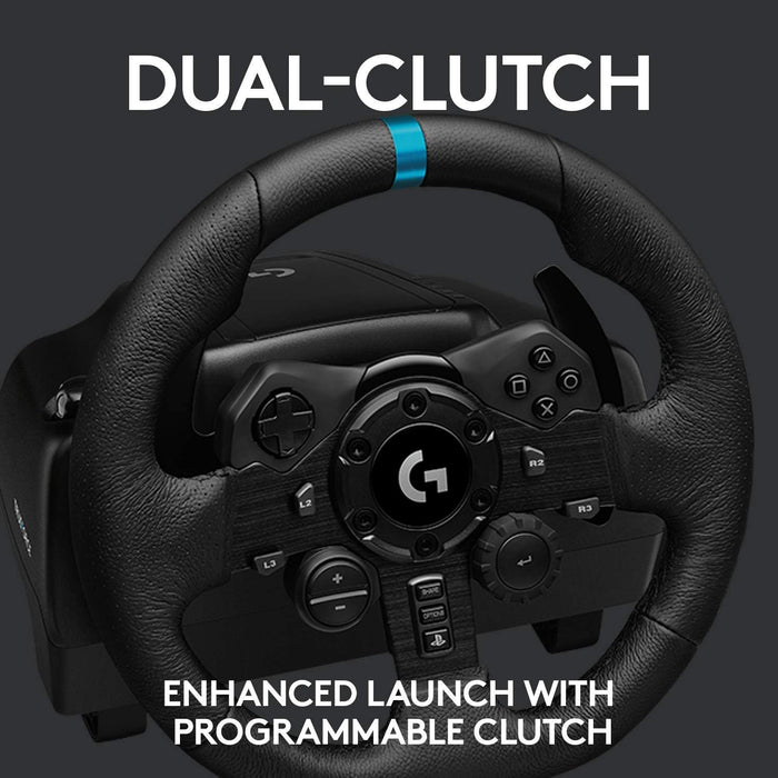 Logitech G923 Racing Wheel - High-Performance Gaming Wheel for PS5, PS4 & PC - Image 4