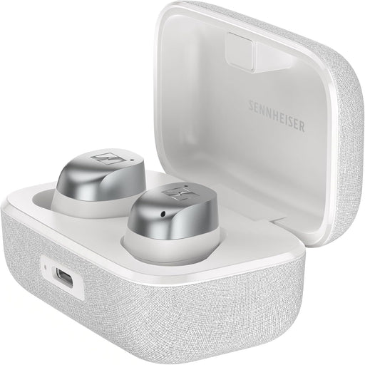 Sennheiser Momentum True Wireless 4 In-Ear Headphones - Noise-Canceling (White Silver) - Image 1