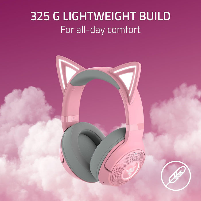 Razer Kraken Kitty V2 Headphones - RGB Gaming Headset in Pink - Image 9