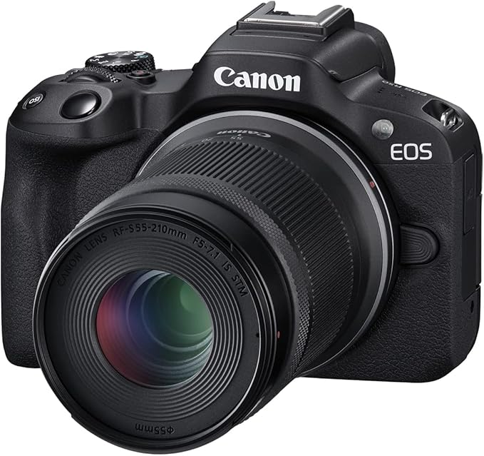 Canon EOS R50 Mirrorless Camera Kit - Versatile RF 18-45mm & RF 55-210mm Lenses - Image 9