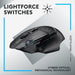 Logitech G502 X Lightspeed Wired Gaming Mouse - High-Performance Black Gaming Mouse - Image 3