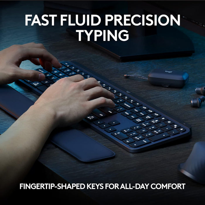 Logitech MX Keys S Wireless Keyboard - Advanced Typing Experience (920-011600) - Image 2
