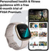 Fitbit Sense GPS Smartwatch (FB512) (Lunar White / Soft Gold Stainless Steel) - 7