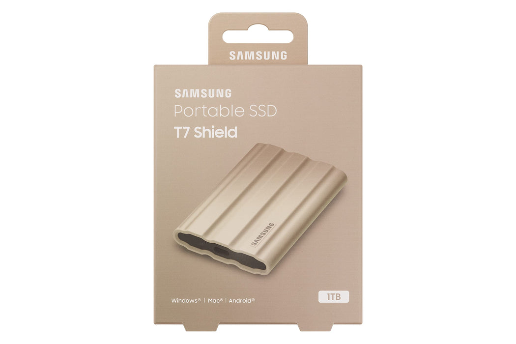 Samsung Portable SSD T7 Shield (1TB, Moonrock Beige, MU-PE1T0K) - 8