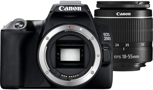 Canon EOS 250D Digital Camera Kit - 24.1MP DSLR with EF-S 18-55mm Lens - Image 1
