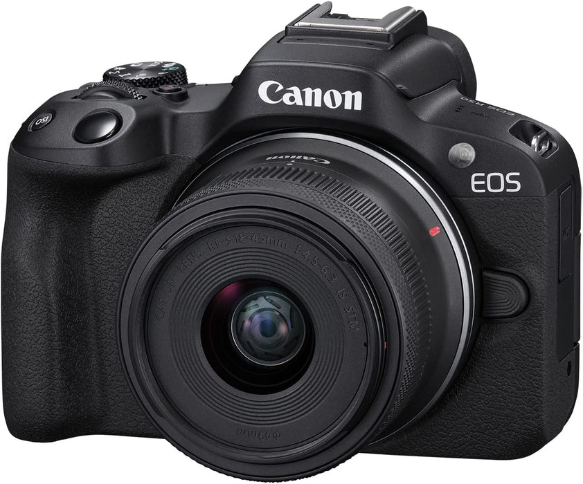 Canon EOS R50 Mirrorless Camera Kit - Versatile RF 18-45mm & RF 55-210mm Lenses - Image 5
