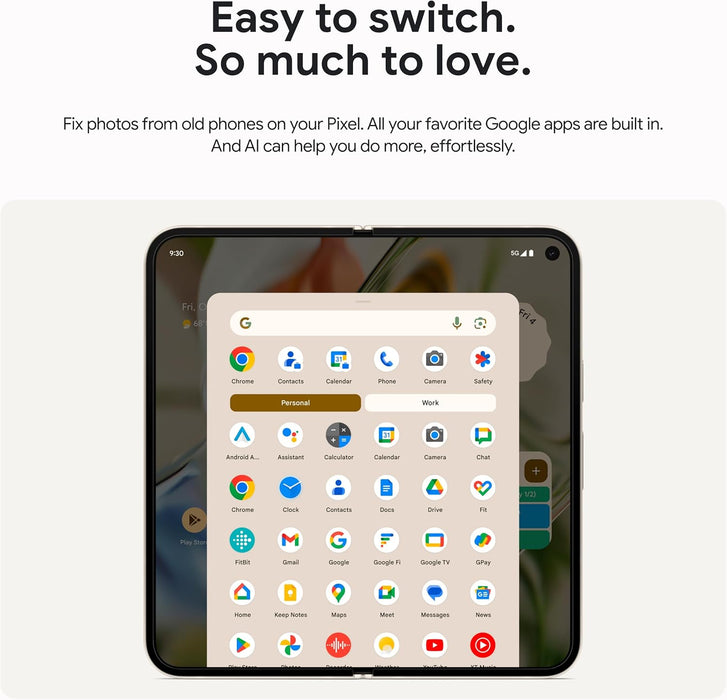 Google Pixel 9 Pro Fold - 256GB Storage, 16GB RAM, Obsidian Color - Image 9