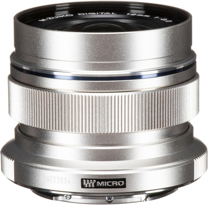 Olympus M. Zuiko Digital ED 12mm f/2.0 Lens - Silver for Micro 4/3 Cameras - Image 3