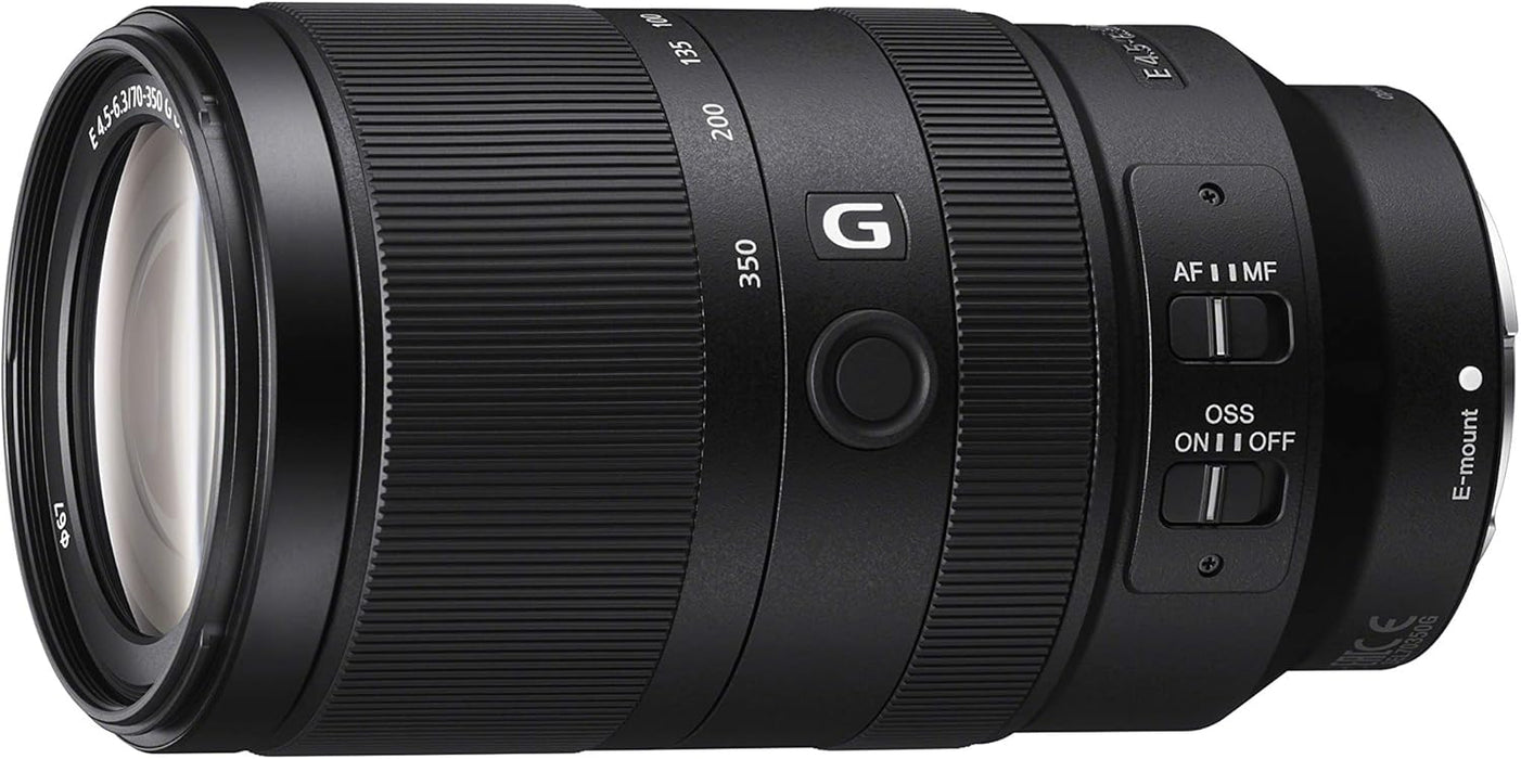 Sony E 70-350mm f/4.5-6.3 G OSS Lens - Versatile Telephoto Zoom Lens (SEL70350G) - Image 1