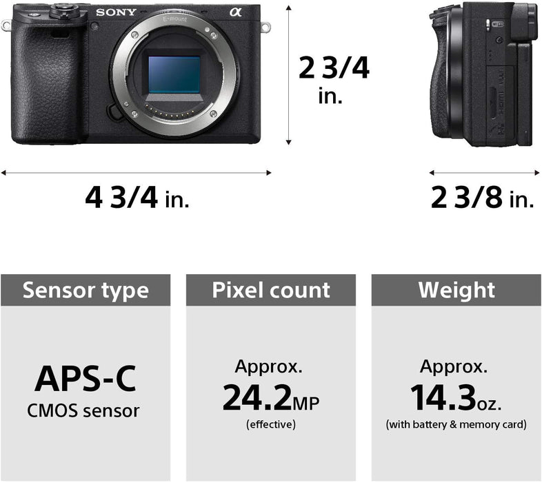 Sony A6400 Mirrorless Camera - 24.2MP APS-C Sensor with Fast Autofocus - Image 17
