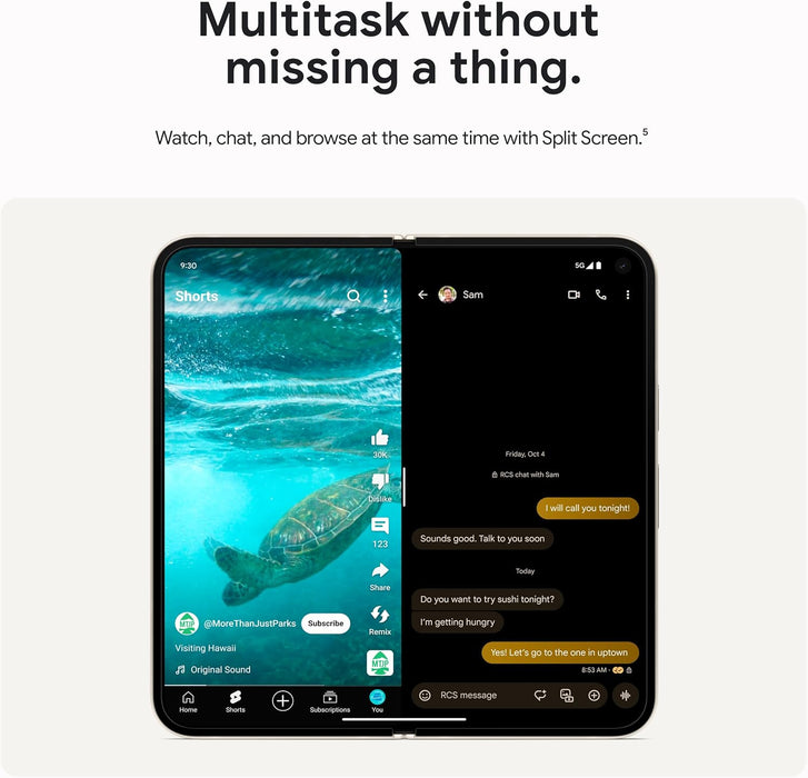 Google Pixel 9 Pro Fold - 256GB Storage, 16GB RAM, Obsidian Color - Image 8